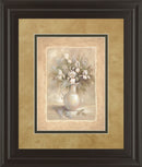 White Bounty I By Vivian Flasch - Framed Print Wall Art - White