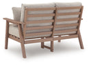 Grover Beach - Loveseat With Cushion - Driftwood