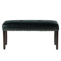 Steve Silver Westby Black Dining Bench in Ebony Wood