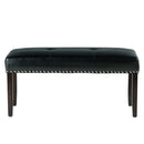Steve Silver Westby Black Dining Bench in Ebony Wood