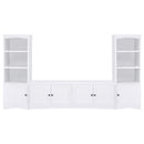 Laughlin - 3-piece Entertainment Center TV Stand - White