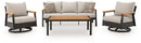 Carmel Highlands - Sofa, Chairs, Table Set (Set of 4) - Dark Brown