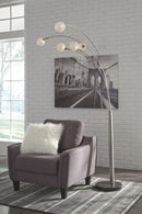 Winter - Metal Arc Lamp  - Silver Finish