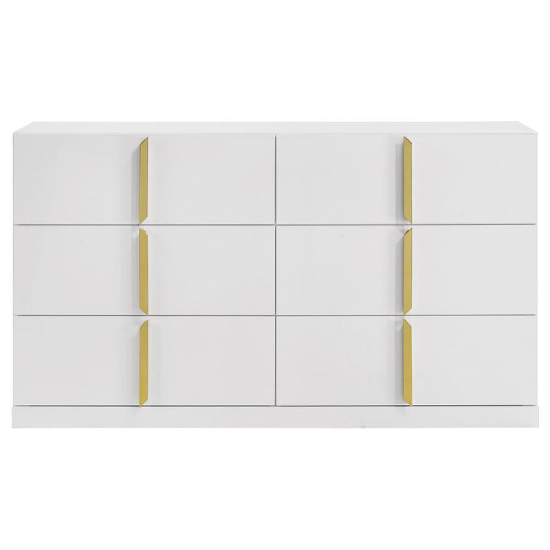 Ines - 6-Drawer Bedroom Dresser Cabinet