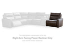 ModZ Power Reclining Sectional with Audio Consoles