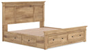 Makidern - Panel Storage Bed With Under Bed Storage Unit And Storage Footboard - Austin's Furniture Depot (Austin,TX)