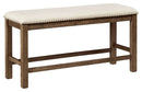 Moriville - Double UPH Bench  - Beige