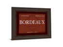 Bordeaux By Paola Viveiros - Framed Print Wall Art - Red
