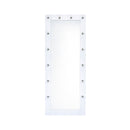 Lindy - Floor Mirror - Glossy White
