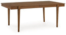 Lyncott - Rectangular Dining Room Extension Table - Brown