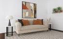 Jade - Chenille Upholstered Modern Track Arm Sofa