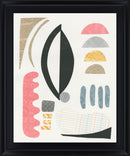 Retro Shapes Medley - 28" x 34" Framed Wall Art