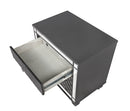 Refino - Nightstand - Dark Gunmetal