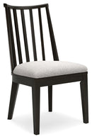 Galliden - Dining Upholstered Side Chair (Set of 2) - Black