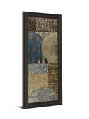 Bubble Structure Il By John Kime - Framed Print Wall Art - Blue