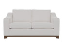 Natural Parota - Loveseat - Mink Withe