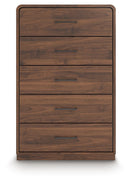 Fortlorn - Five Drawer Chest - Walnut Brown