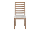Balam - Chair (Set of 2) - Light Brown / Pearl Silver