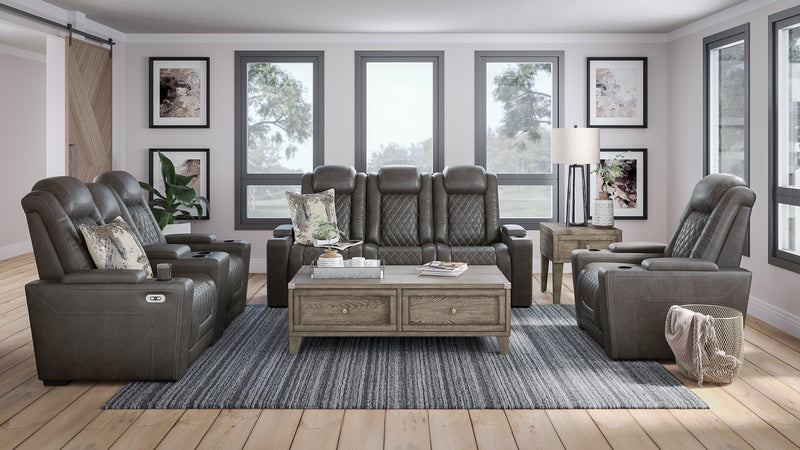 HyllMont Power Reclining Living Room Set - Austin's Furniture Depot (Austin,TX)