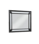 Crown Mark Furniture Kingsbury Dresser Mirror in Black image