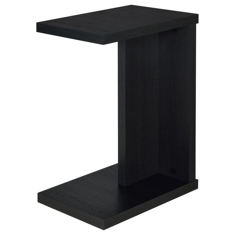 Clower - Engineered Wood C-Shaped Sofa Side Table