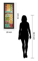 Rock & Roll By Sd Graphics Studio - 18 x 42 - Blue