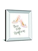 Boss Babe III By Jenaya Jackson - Mirror Framed Print Wall Art - White