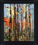 Sunlit Thicket - 28" x 34" Framed Wall Art
