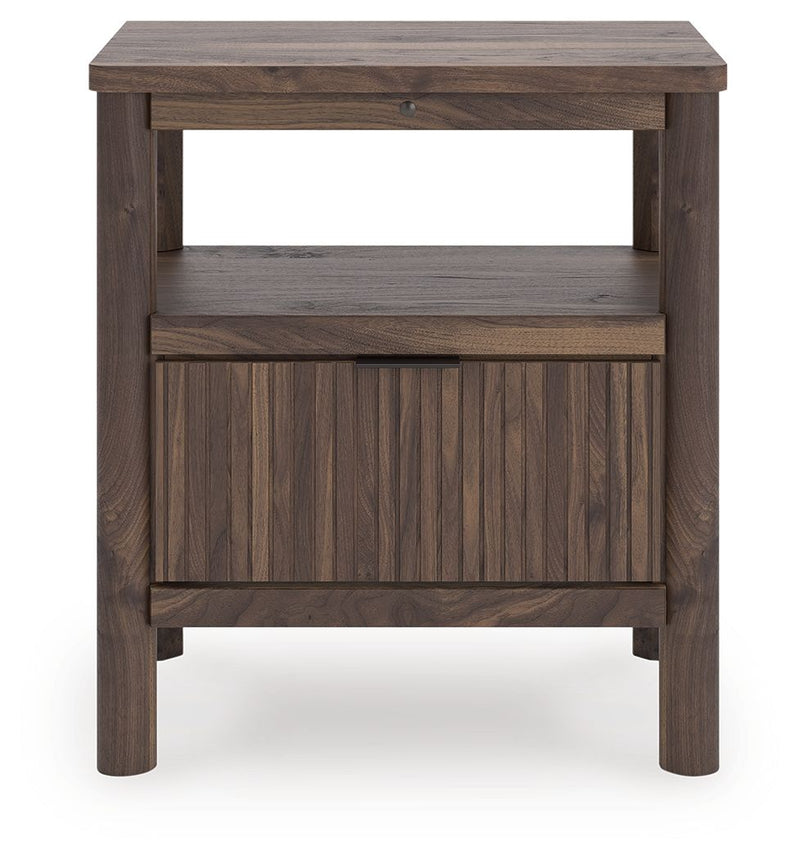 Pamytta - Brown - One Drawer Night Stand