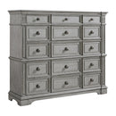 Glenmore - 15-Drawer Mansion Chest - Aged Gray