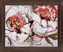 Blushing Petal Burst - 28" x 34" Framed Wall Art