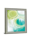 Verdant Orbit - 28" x 34" Framed Wall Art