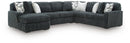 Midnight-Madness Sectional with Chaise