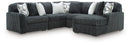 Midnight-Madness Sectional with Chaise