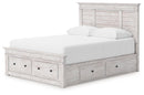 Makidern - Panel Storage Bed With 2 Under Bed Storage Units - Austin's Furniture Depot (Austin,TX)