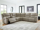 Narwhal Place Reclining Sectional with Storage Console - Austin's Furniture Depot (Austin,TX)