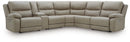 Narwhal Place Reclining Sectional with Storage Console - Austin's Furniture Depot (Austin,TX)