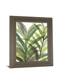 Tropical Greens Il By Rebecca Meyers - Framed Print Wall Art - Green