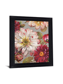 Crimson Dahlia Medley - 28" x 34" Framed Wall Art