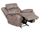 Steve Silver Aria Dual Power Recliner in Desert Sand