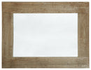 Waltleigh - Accent Mirror - Distressed Brown