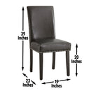 Verano - Side Chair (Set of 2) - Black