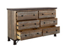 Antique - Dresser With 6 Drawers - Multicolor