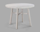 Blanche - Round Counter Height Table - Antique White