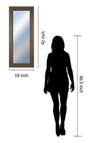 18x42 Decorative Framed Wall Mirror By Classy Art Promotional Mirror Frame