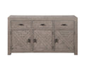 Steve Silver Auckland Reclaimed Wood Server in Weathered Grey