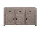 Steve Silver Auckland Reclaimed Wood Server in Weathered Grey