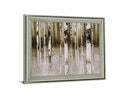 Dusky Birch Woods - 28" x 34" Framed Wall Art