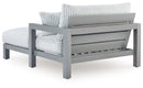 Hurley Park - Chaise Lounge With Cushion - Gray