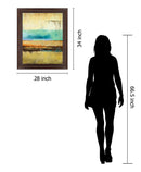 Sunwashed Horizon - 28" x 34" Framed Wall Art